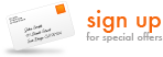 sign up for special offers