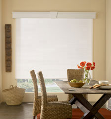 Bali® DiamondCell® 3/8" Single Cell Cellular Shade: Medieval shown in Fair Maiden