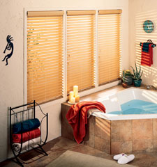 2" WoodPlus faux wood shown in color Natural