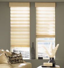 Teardrop style in Statement Autumn with Fabric Wrapped Cornice