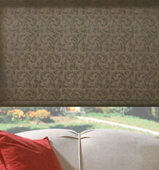Bali roller shade shown in color Plume Russet