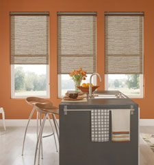 Bali roller shade shown in color Mesa Taupe