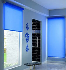 Bali® Chorus Roller shade shown in color Blue