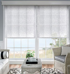 Bali Tuscan roller shade shown in color Muse