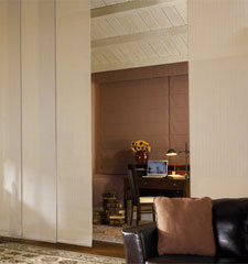 Bali Fiddlestix Sliding Panel shown in colour Pearl