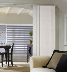 Bali Verdant Sliding Panel shown in colour Pale Olive