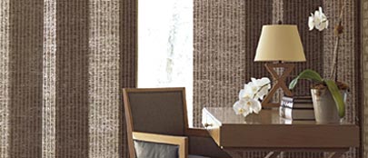 Kirsch&reg; PanelTrac&reg; Blind: Woven Wood
