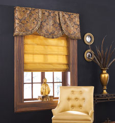 Blindsgalore Elegance  Roman shade in colour Honey