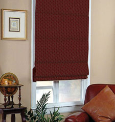 Blindsgalore Capital Roman shade in colour Brick